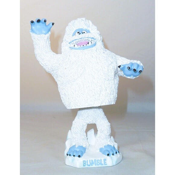 Bumble the Abominable Snowman Rudolph Red-Nosed Reindeer Bobblehead Figure - Picture 1 of 8